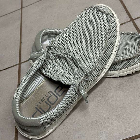 Hey‎ Dude Men Gray Slip on Shoes Size 12 - Picture 2 of 7